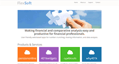 Desktop Screenshot of flexsoftinc.com